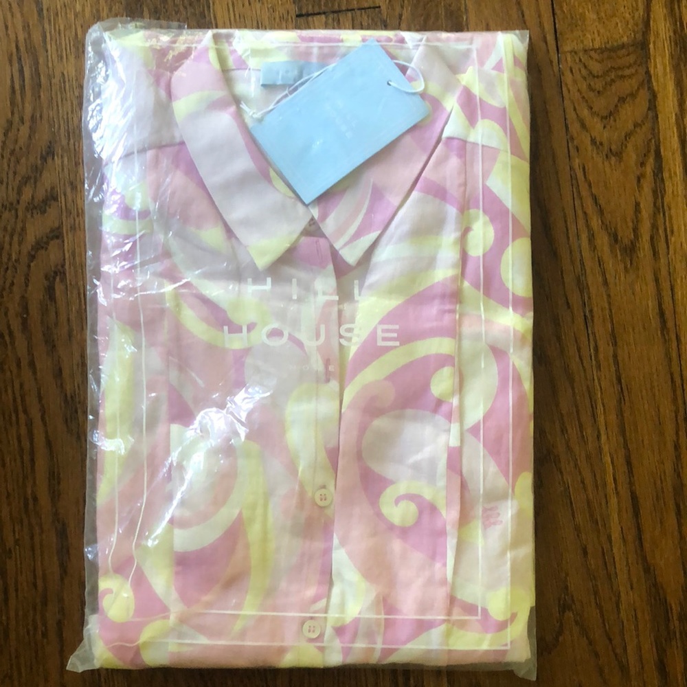 Hill House Candy Kaleidoscope Linen Lily Dress. Unopened. Size M. $195 May 2022.